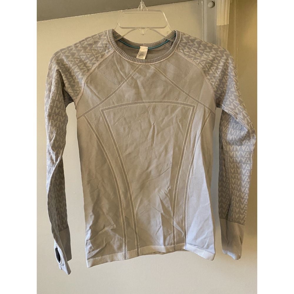 Ivivva Long Sleeve Thumb Hole Work Out Top 12
